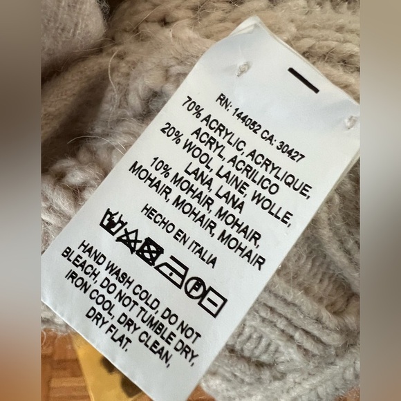 Essentiel  Antwerp Chunky Open Cardigan in Cream - Picture 10 of 11